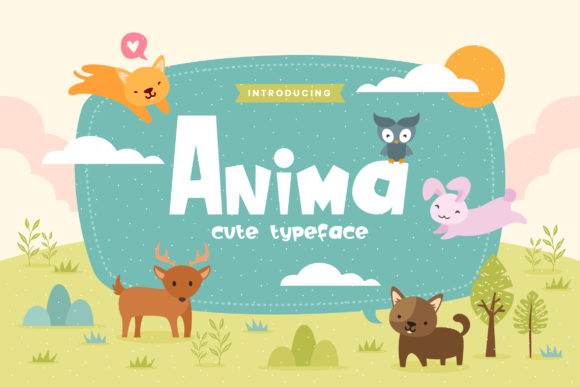 Anima: A Playful Typeface for Children's Design Projects