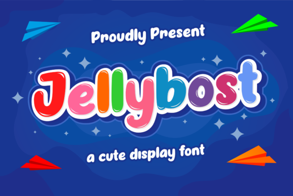 Discover the Friendly Vibe of the Jellybost Display Font