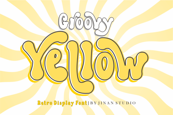 Discover the Playful Retro Charm of Groovy Yellow