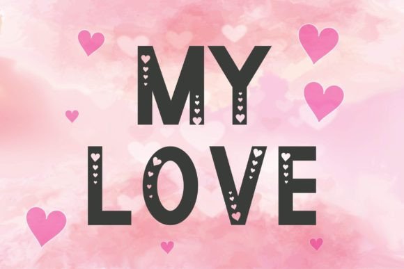 Exploring My Love: A Display Font for Creative Projects