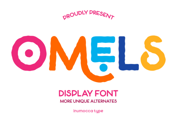 Exploring the Dynamic Charm of Omels Display Font