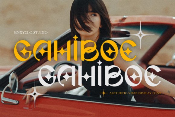 Gahiboe: A Relaxed Display Font for Bold Visual Statements