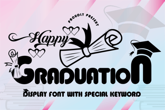 Graduation: A Modern Display Font for Creative Projects