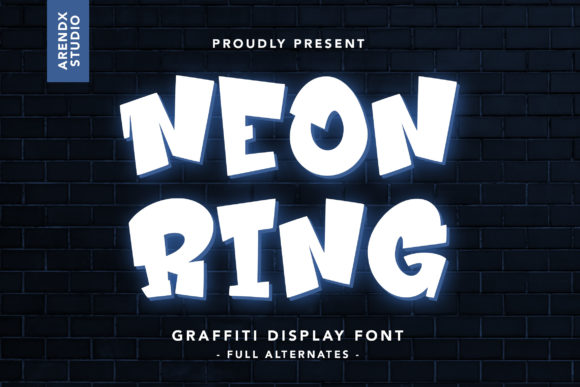 Neon Ring: Capturing Street Art Freedom in Your Designs