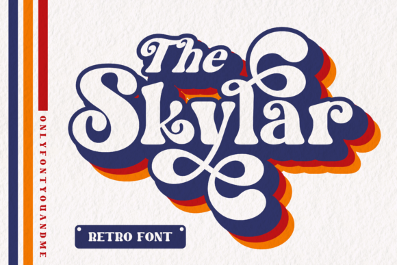 The Skylar: A Bold Display Font for Striking Designs